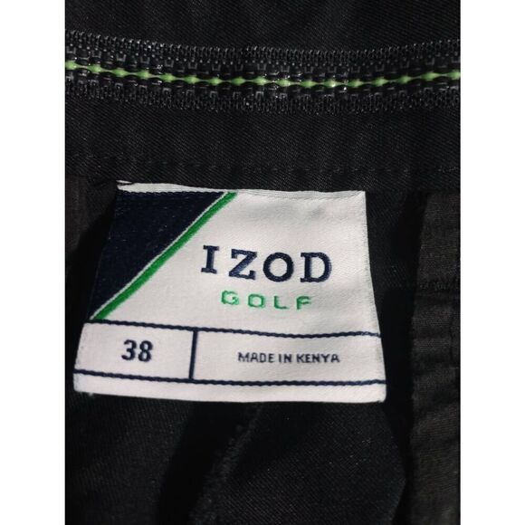 Izod Shorts Men's 38 Golf Black - Picture 3 of 5